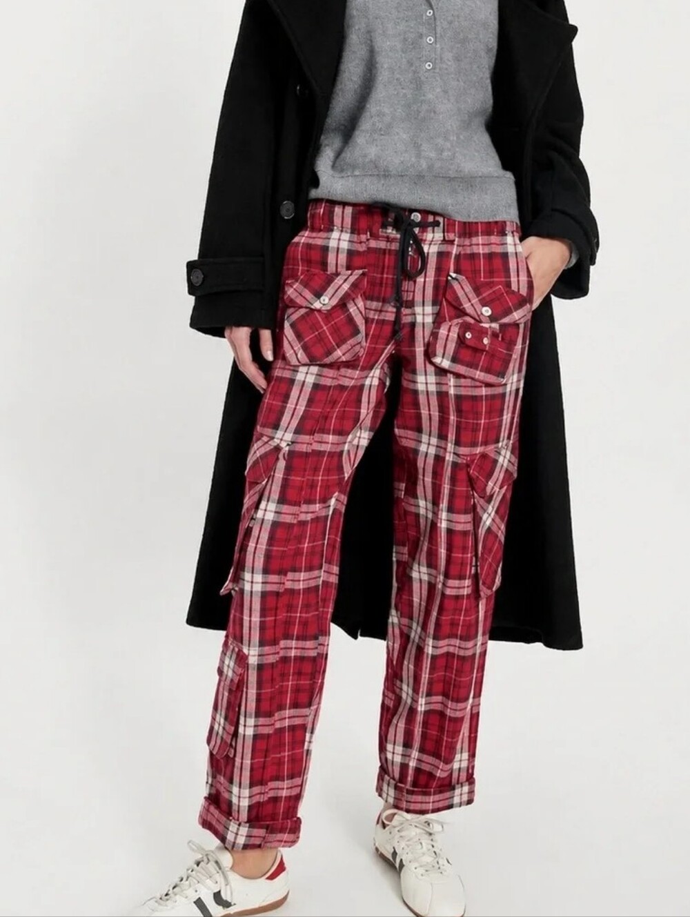 Free People Tahiti Plaid Pants